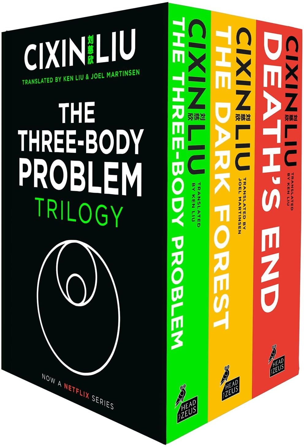 Zeus Cixin Liu Three Body Problem 3 Books Collection Box Set (The Three-Body Problem, The Dark Forest, Deaths end)