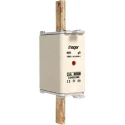 Hager LNH0025M6 NH-Sicherungseinsatz NH0 gG 690V 25A Kombimelder Grifflasche spannungsführend