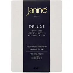 Janine Spannbetttuch Elastic-Jersey 5010 ecru 200x200 cm