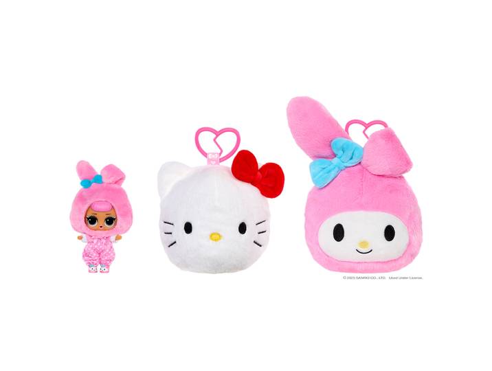 L.O.L. Surprise Loves Peluche Réversible Surprise Asst en PDQ - Hello Kitty