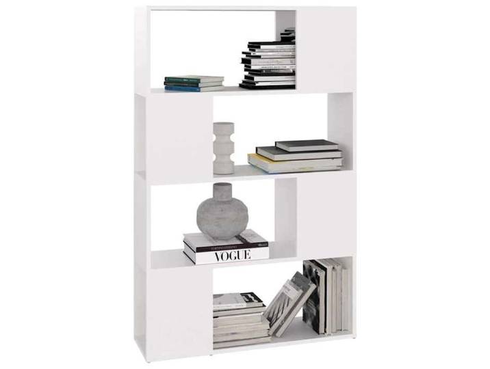 (NEW 2026)Bibliothèque - CLOUD - Cabinet/Placard pour livres -/Séparateur de pièce Blanc - Bois d'ingénierie 4285158