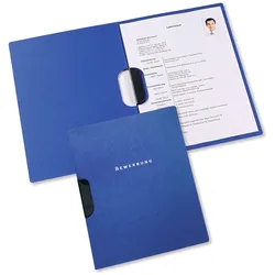 Oxford, Mappe, 10 Bewerbungsmappen Excellent DIN A4 blau (A4, 10x)
