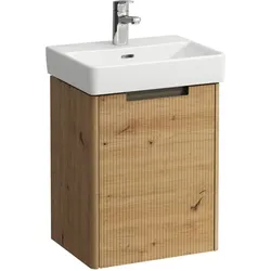 LAUFEN Juna Waschtischunterbau, eine Tür, Scharnier links, SoftClose, zu H815961, 422x320x515mm, H4114411092671, Farbe: Wildeiche