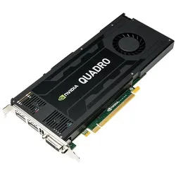 PNY VCQK4200-PB (4 GB, GDDR5), Grafikkarte, Schwarz