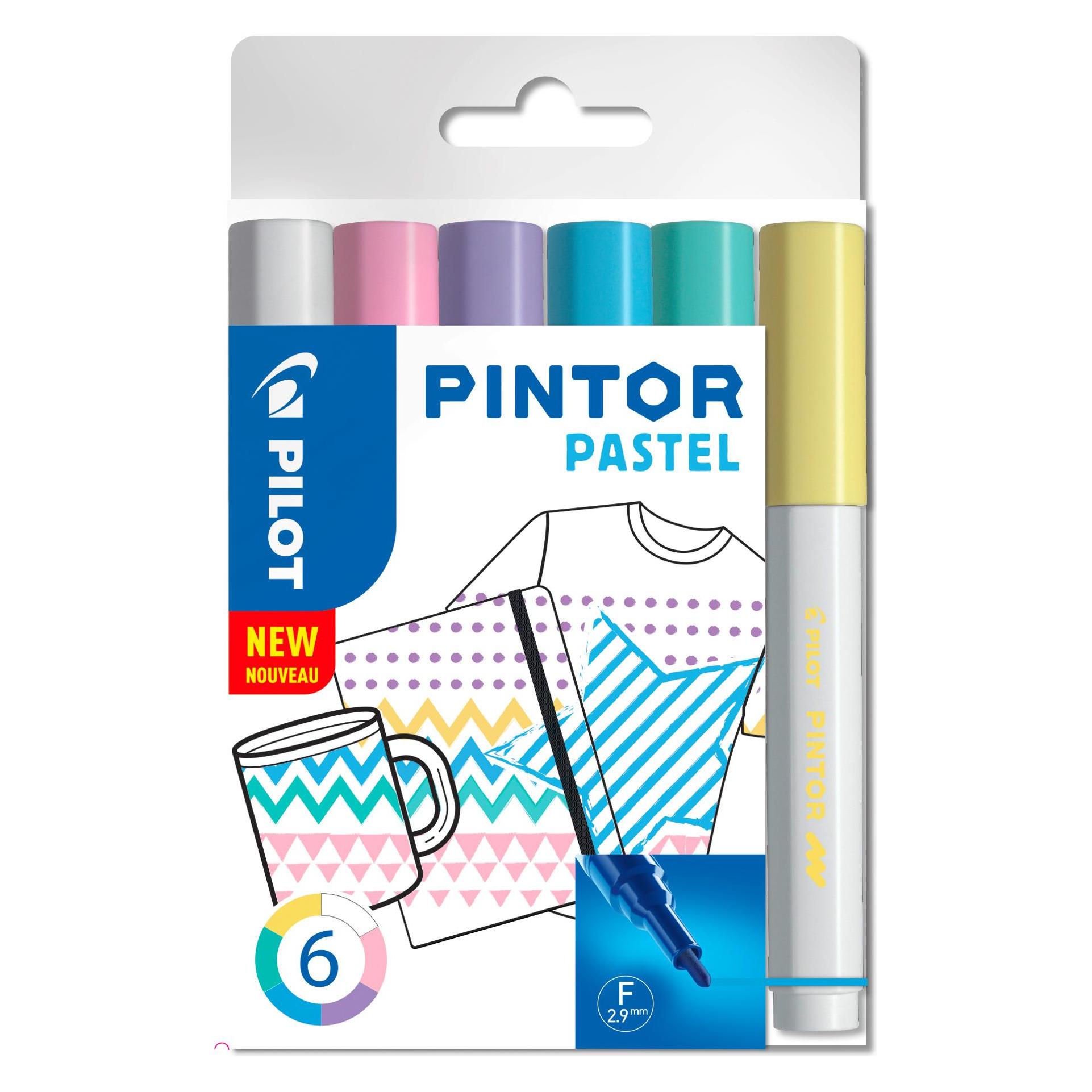 Pilot Pintor Extra Fein Set à 6 Pastell (6x) (S6/0537472)