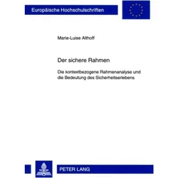 Der sichere Rahmen, Fachbücher von Marie-Luise Althoff