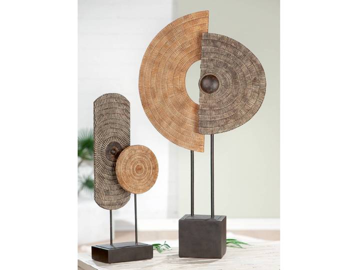 Objet déco Carve II 39 x 71 x 13cm Marron