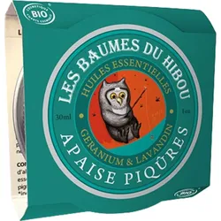 Les Baumes du Hibou Bio Massagebalsam Insektenstiche 30 ml