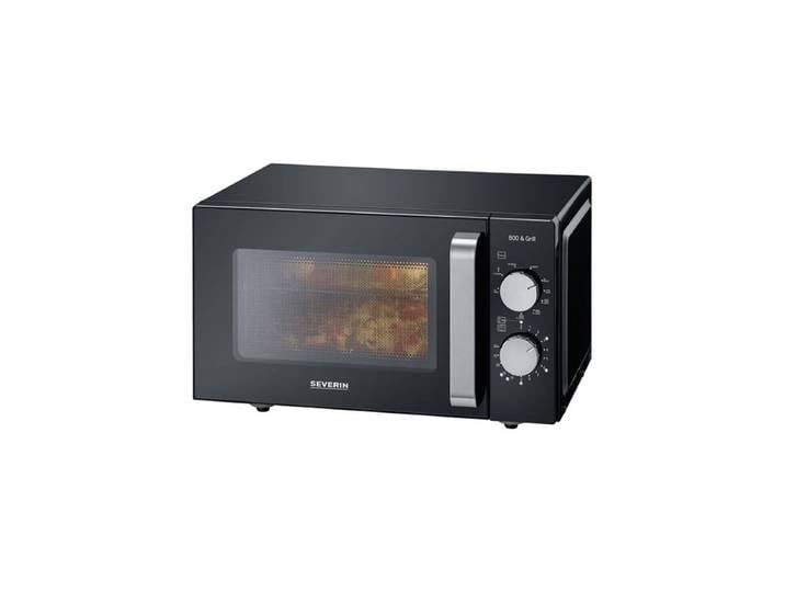 SEVERIN MW 7762 - microwave oven with grill - freestanding - black/stainless steel