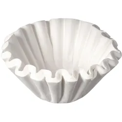 Tchibo Korbfilter 250/84mm ws 80St, Zubehör Kaffeemaschinen, Weiss