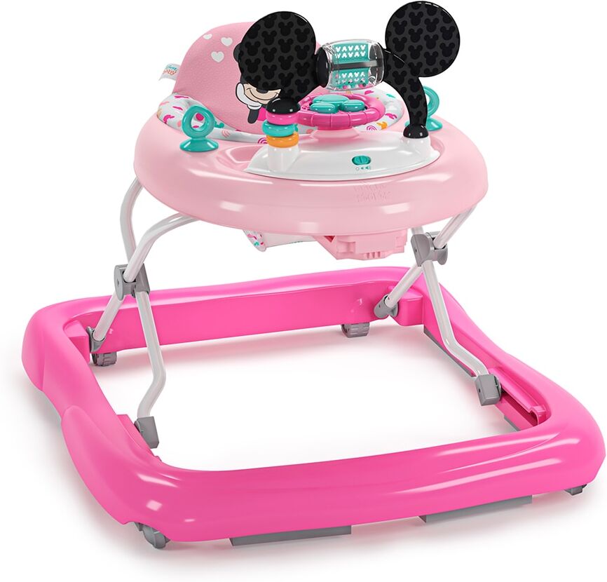 Bright Starts MINNIE MOUSE Tiny Trek™ Andador Forever Besties™ 2-in-1 Andador. Rosa