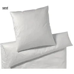 Elegante Bettwäsche Sister Stripe - 135x200 cm + 80x80 cm	sand