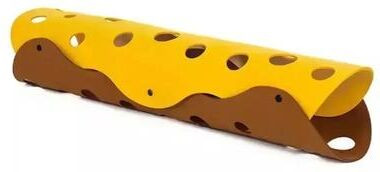 Inspire Essentials Cat Tunnel Bed & Play Mat yellowish Brown