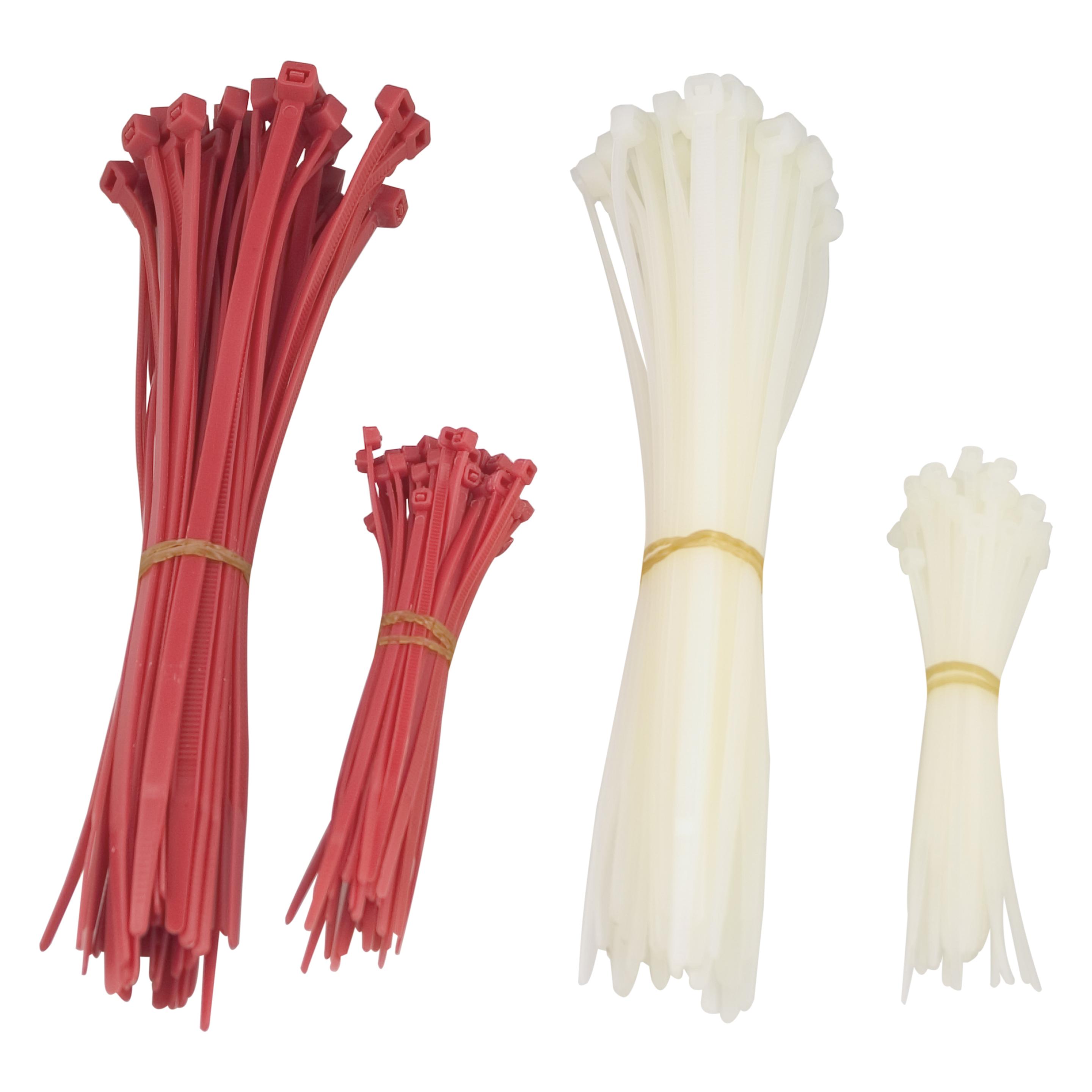 Deltaco Cable Ties - 200-pack (Kunststoffkabelbinder, 200 mm, 200 Stk.) (BB-200)