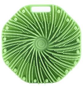 Daily Deals Depot Silicone Body Scrubber Exfoliating Shower Brush Body Wash Exfoliator For Smooth Skin green