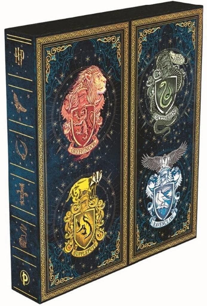 Notizheft "Geschenkset Harry Potter- Slytherin", bunt (grün), Notizbücher, Notizheft grün Einheitsgröße