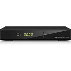 Abcom AB CryptoBox 742HD (DVB-C, DVB-S2, DVB-S2X, DVB-T2, CI-Schacht), TV Receiver, Schwarz