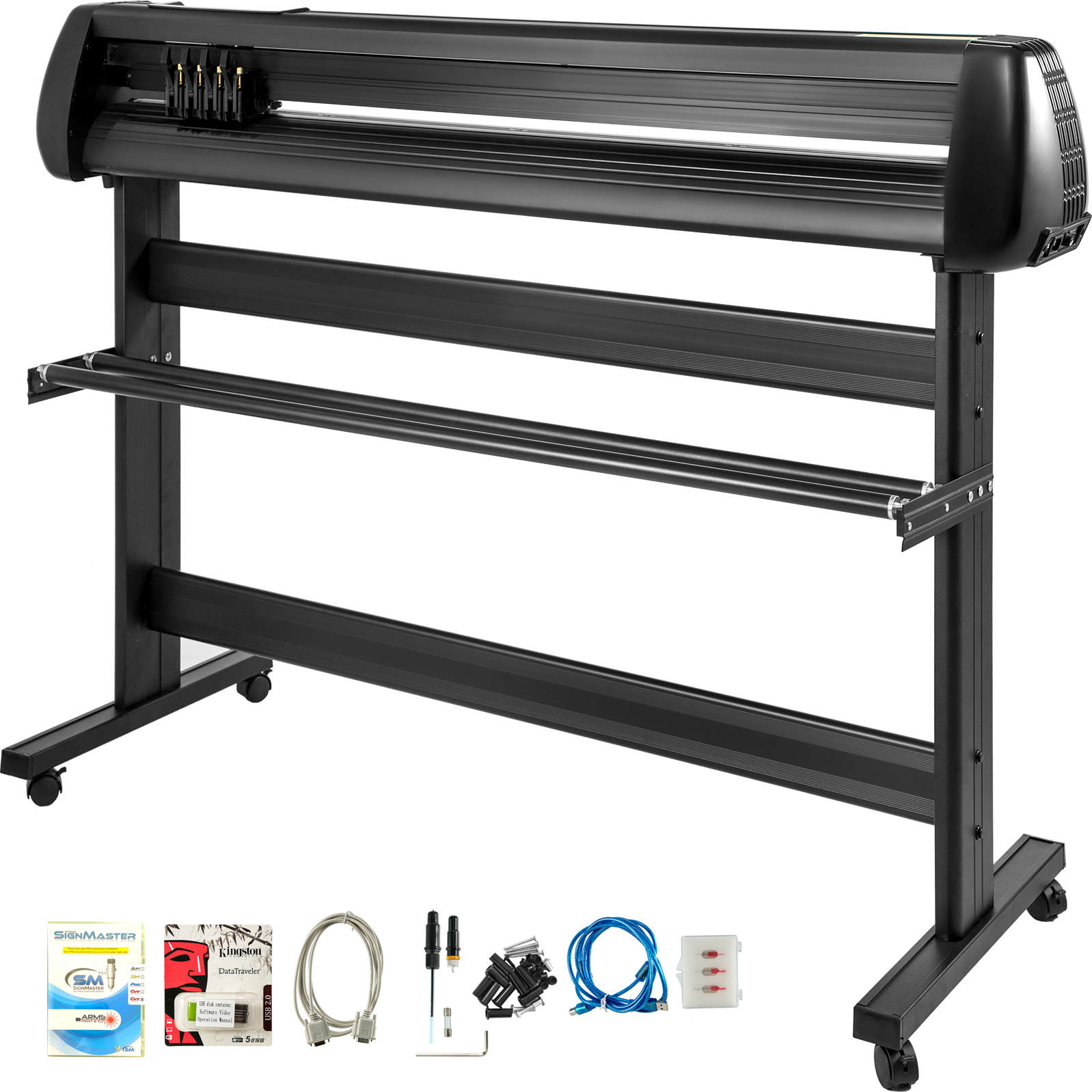 SucceBuy 53" Vinyl-Schneidemaschine, Basisplotter mit Ständer, einstellbare Kraft und Geschwindigkeit für die Schilderherstellung