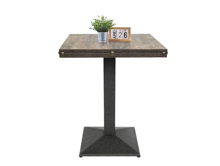 Table bistrot carrée CASNELY Style Industriel - Métal - Carré - 75 cm
