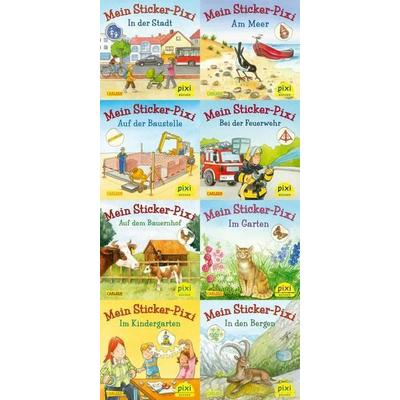 Pixi-8er-Set 199: Meine Sticker-Pixis (8x1 Exemplar), Set von , Carlsen, 978-3-551-90723-3