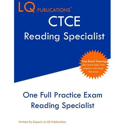 CTCE Reading Specialist, Taschenbuch von Lq Publications, LQ Pubications, 978-1-64926-316-2