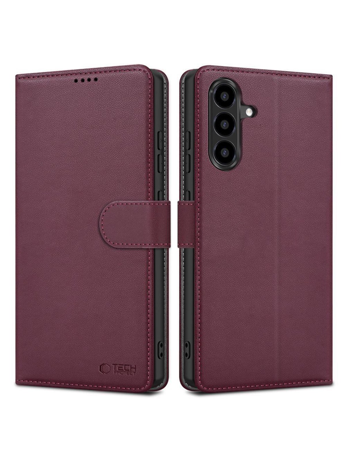 Tech-Protect Wallet Case for Samsung Galaxy A27 5G - Burgundy