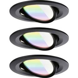 Paulmann 92437 LED-Deckenleuchte, LED-Einbauleuchte LED LED 6 W Schwarz (matt)