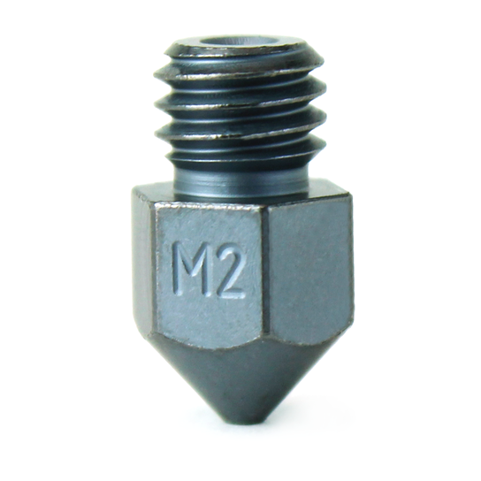 Microswiss Micro Swiss M2 Hardened High Speed Steel Nozzle - MK8 - 0.40mm M2500-04