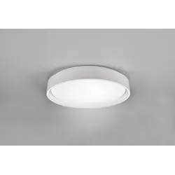 Trio R64391031 LED-Deckenleuchte Felis 1x24W | 2500lm | 2700-6500K | IP20 - integrierter Dimmer, stufenlos einstellbare Lichtfarbe, Memory-Funktion, Fernbedienung, mattweiß