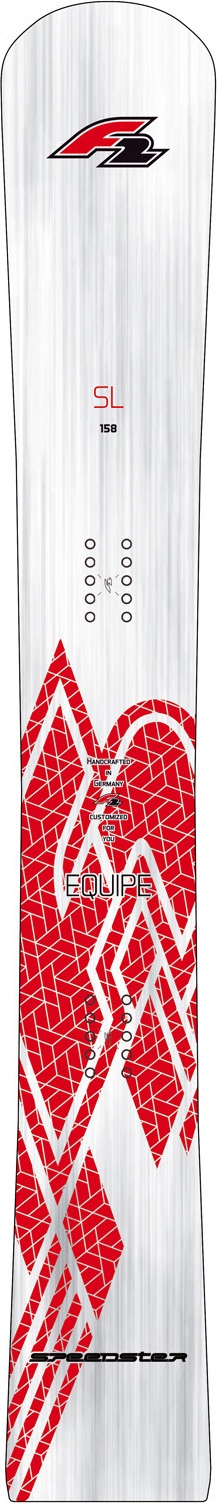 F2 Snowboard Speedster Equipe SL TX Carbon Race 163 cm Silber/Rot 2024/25