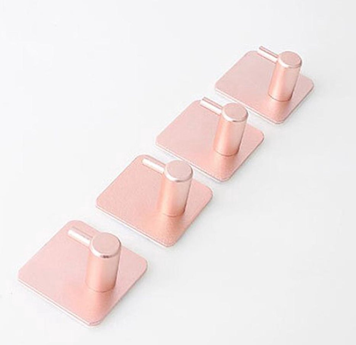 Go Go Gadget Zelfklevende Handdoekhaakjes Set van 5 stuks Rose goud