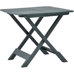 vidaXL Gartentisch Klappbar Grün 79x72x70 cm Kunststoff