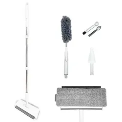 FLIPO® Multi-Wischmop integr. Staubwedel universell einsetzbar platzsparend