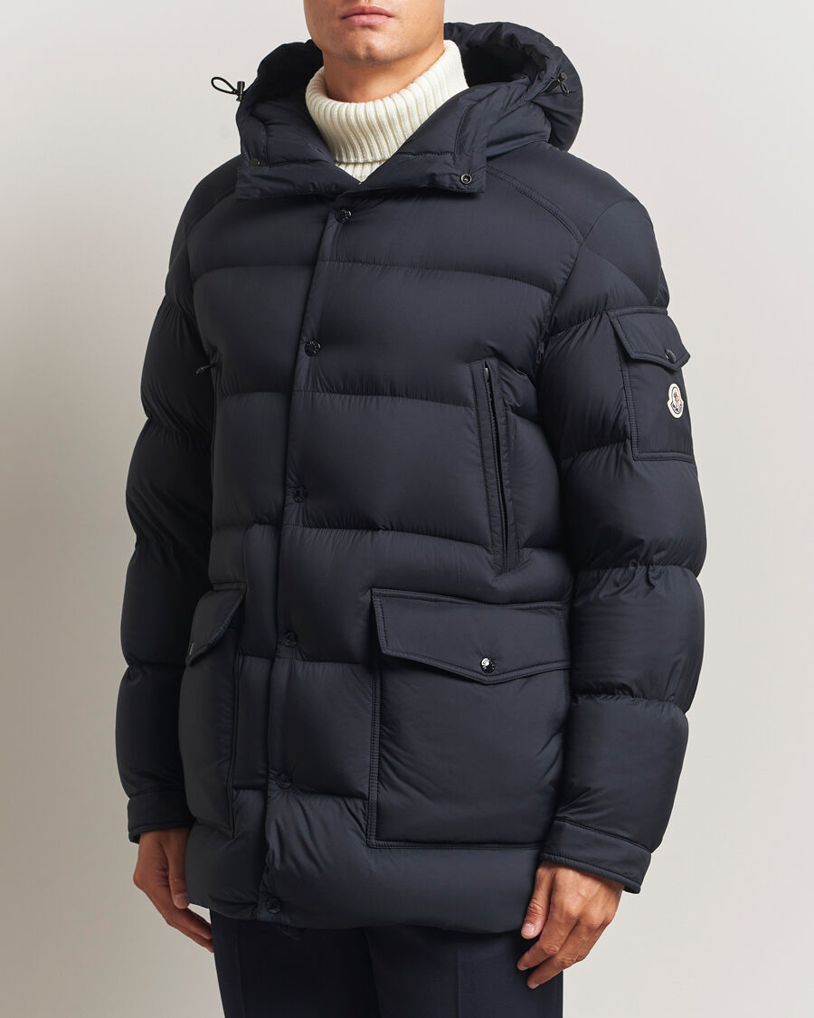 Moncler Bretagne Down Parka Navy men L Blå