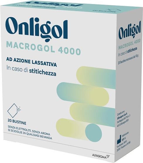Alfasigma Onligol Macrogol 4000 20 Bustine