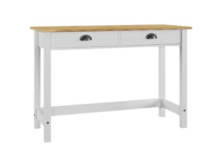Console Contemporain - Table console Armoire console Table de Salon Hill Range avec 2 tiroirs 110x45x74 cm Pin solide Nouveau *17795