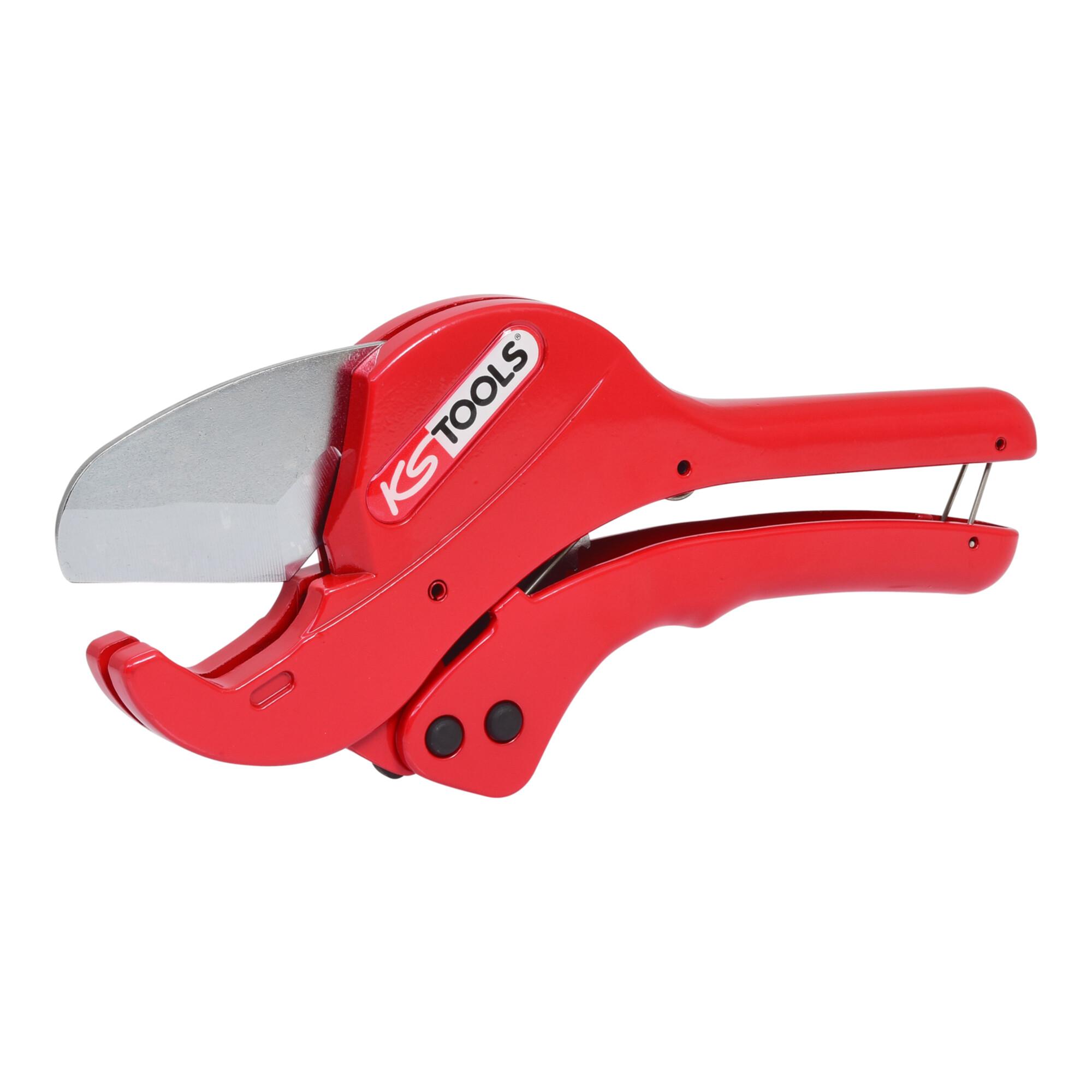 KS Tools Automatik-Kunststoff-Rohrschere 0-42mm, 230mm (222.0005)