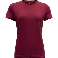 DEVOLD Damen EIKA TEE, Größe XS in Rot 740