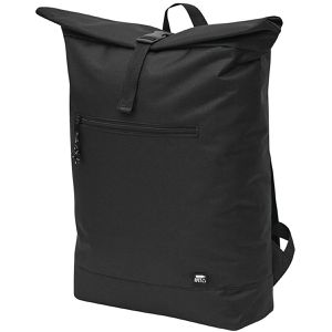 Böttcher-AG Rucksack 60 cm, mit Laptopfach, Rolltop, schwarz, recyceltes PET, 25 Liter