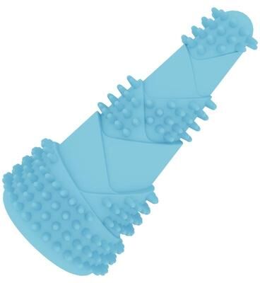 United Bamboo Shape Dog Chew Toy Dog Teething Toy Durable Pet Dental Chew Stick For Teeth Cleaning light Sky Blue