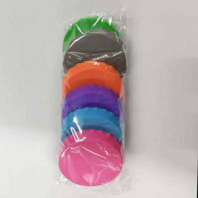 Uplift Picks FreshSeal 1 To 6 Pcs Silicone Soda Can Lid Covers mixed Colors (6 Pcs)