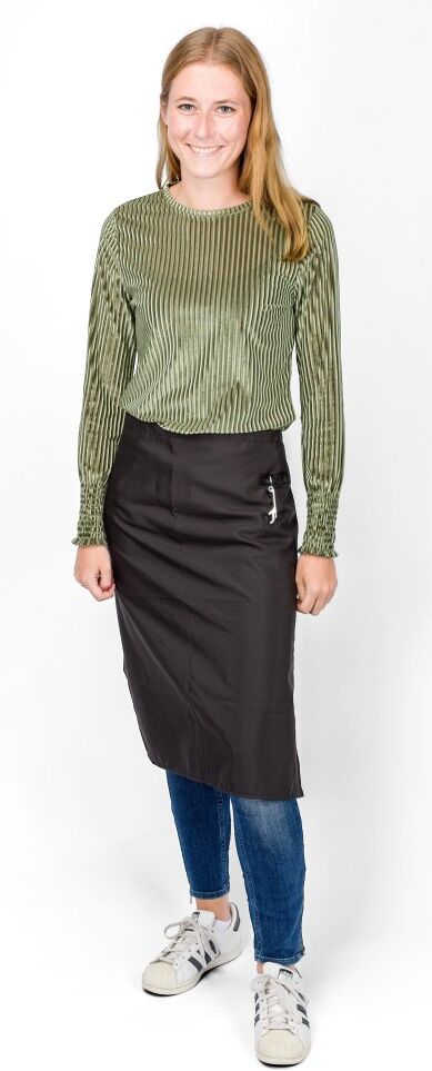 Tablier personnalisé polyester 100% Farah noir