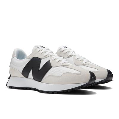 Sneaker NEW BALANCE "MS327", Herren, Gr. 37,5, weiß, Leder, Textil, Schuhe Sneaker