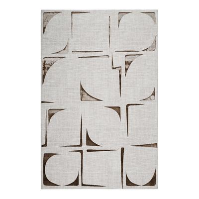 Teppich ESPRIT "Nelle", beige, B:120cm H:8mm L:170cm, Polypropylen, Teppiche, Teppich, Kurzflorteppich, gewebt, geometrisch, modern, Wohnzimmer, abstrakt