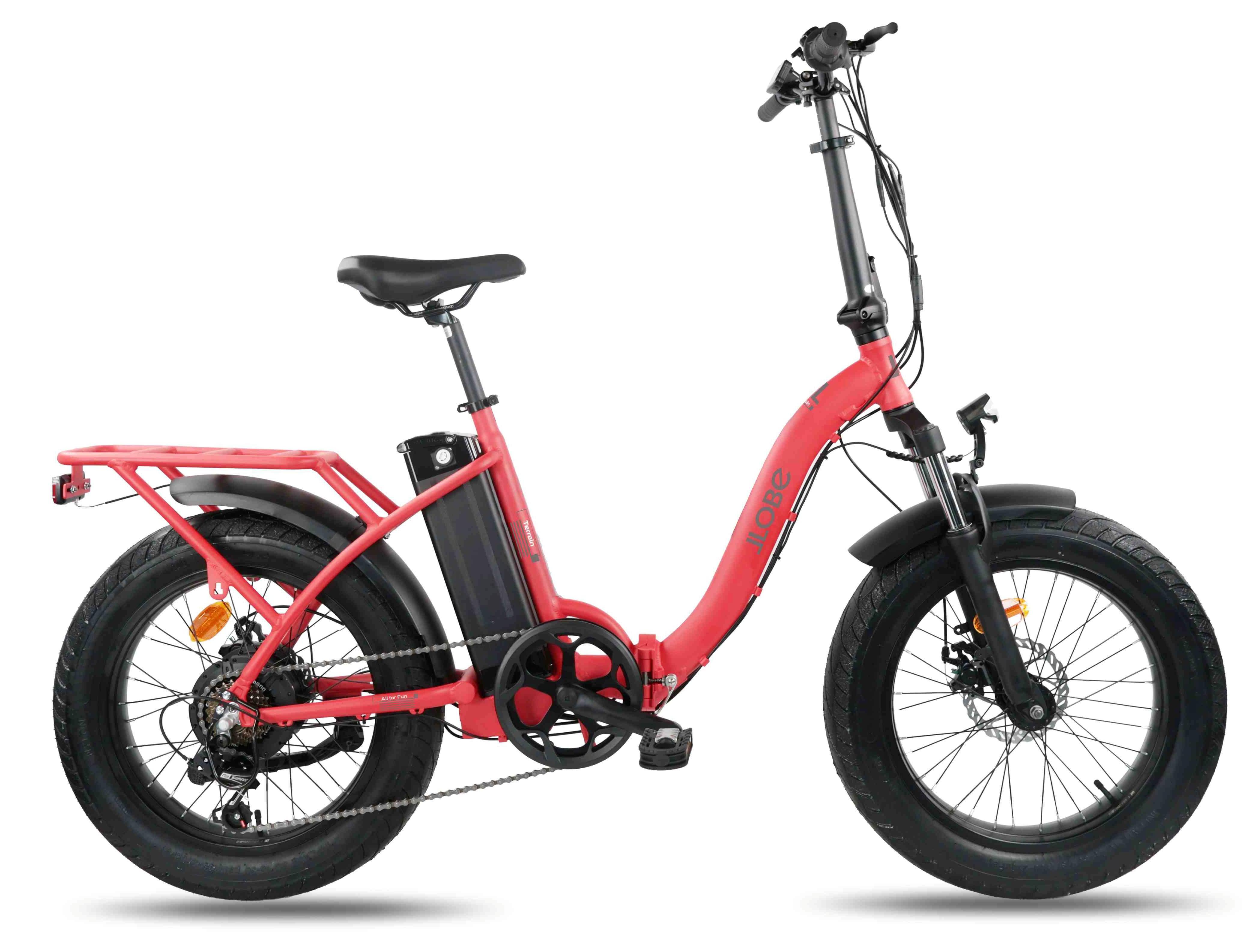 LLOBE Falt E-Bike 20" TERRAIN, rot, 36V/13Ah