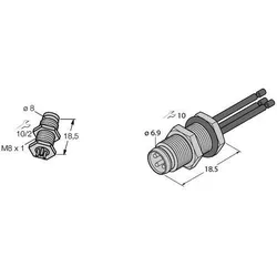 Turck Flanschstecker PFS4F-0,2