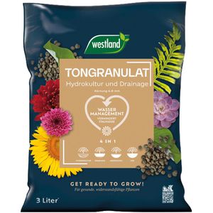 Westland Pflanzsubstrat Tongranulat, 3 Liter, für Hydrokultur