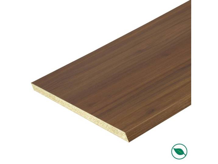 Plan de travail stratifié CPL Noyer 3020 x 635 x 28 mm - FSC MIXTE 70% - Gamme Confort FORESTEA Dimensions : 3020 mm x 635 mm x 28