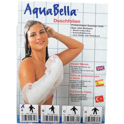 Aquabella Duschfolie A Hand/Fuß/Arm kurz 2 St Folie