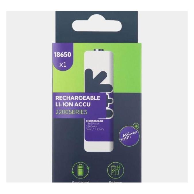Uniross Akumulator Lithium 18650 2200mAh bl./1szt (1 Stk., 2200 mAh) (71384929)